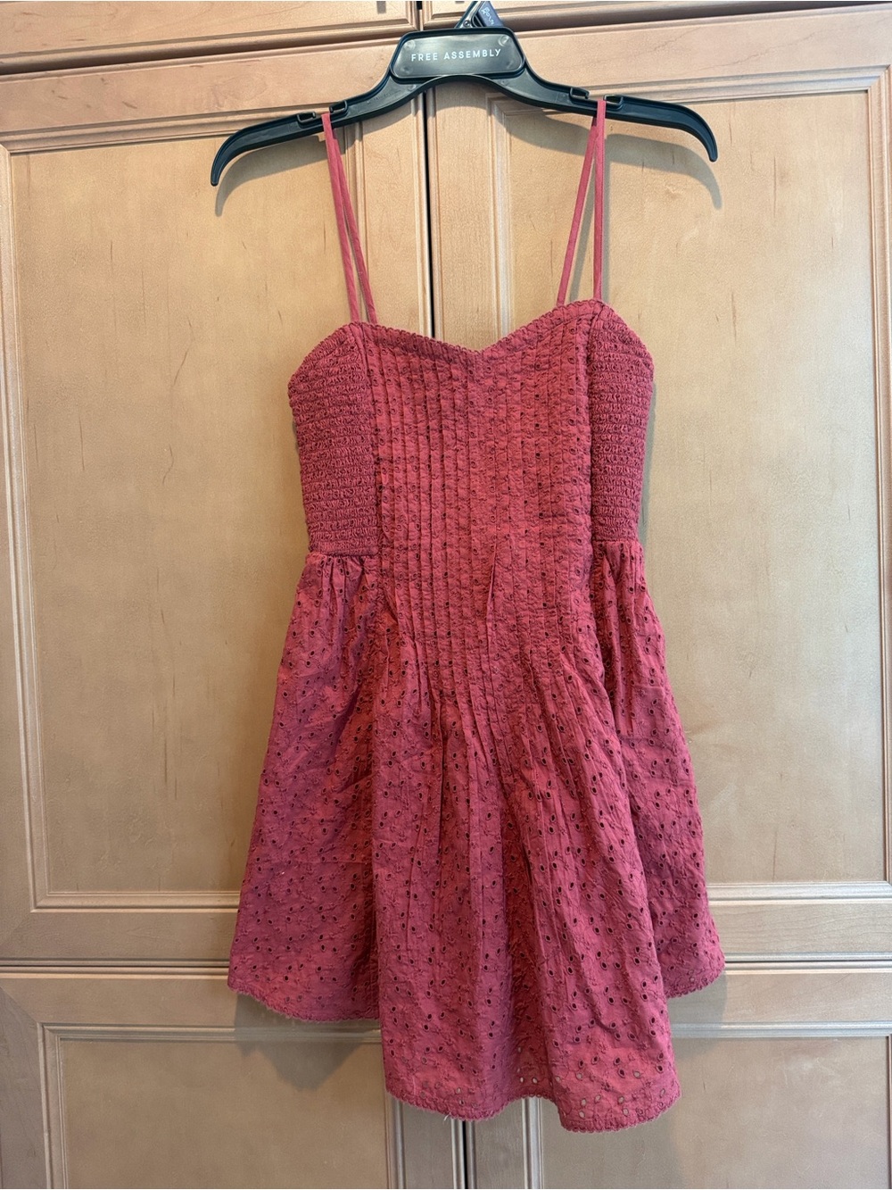 American Eagle Outfitters  Eyelet Mini Dress